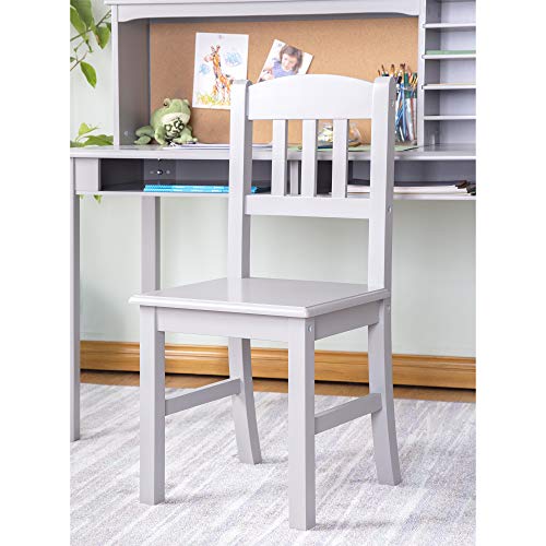 Guidecraft Children’s Media Desk and Chair Set Gray Student's Study
