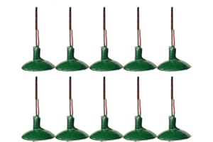 10pcs Model Railway Train Lamp HO Scale Wall Lamp Posts athway Light Railway Train Micro Landscape Accessories