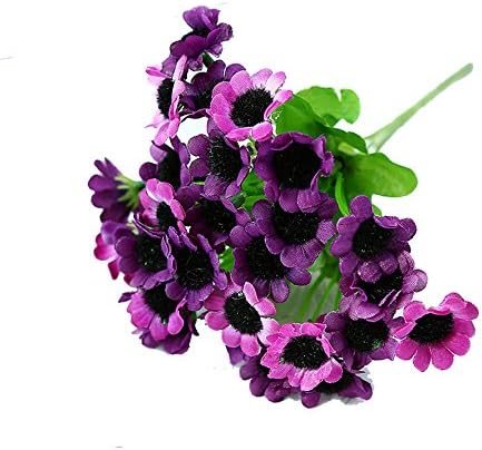 RuiLi 30 Head Artificial Simulation Sunflower Plant Bouquet Plant Home Decoration with Decoration Flower Heads