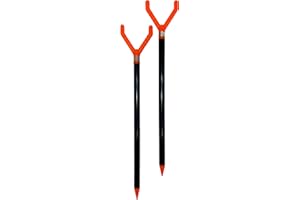 FISHIN STIX Fishin’ Stix Trident Telescoping Fishing Rod Holders – Extendable 12"–30", 50 lb+ Capacity, Sand Stake Pole Stand for Surf Fishing, Bank Angling, Catfish Rods, Lure & Bait Setup