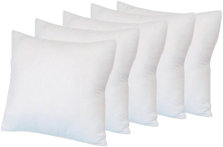 JoJo Designs Cushion Fillers, 16x16 inch, White, Set of 5