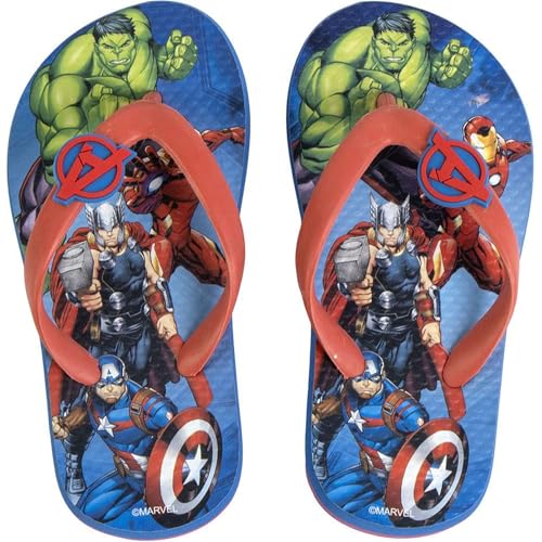 CERDÁ LIFE'S LITTLE MOMENTS Infradito bambini Sandali comodi e antiscivolo Avengers Design divertente, Blu scuro, 32/33 EU