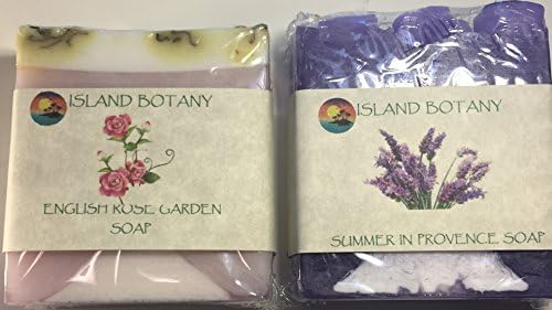 2 PK. English Rose Garden &amp; Summer in Provence Goat Milk &amp; Glycerin Soap. Moisturizing and anti-inflammatory. Rose Geranium is excellent for Mature, dry, Rosacea, &amp; sensitive skin types. 10 ozs.