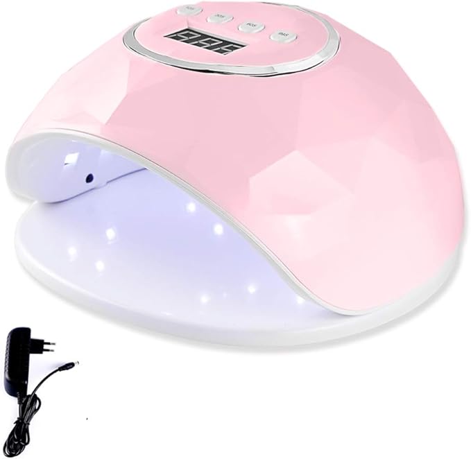 Amazon | ネイルドライヤー 硬化用ライト LED&UVネイルライト 86Wハイパワー 高速硬化 赤外線感知 手足両用 二重光源 4つ