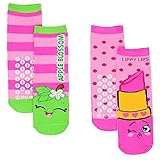 Shopkins Little Girls 2 pack Slipper Socks (Toddler/Little Kid)