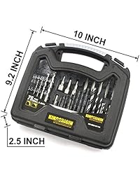 Conjunto de accesorios para taladro y unidad de 75 piezas, brocas, conjunto de brocas, conjunto de taladro, kit de conducción de perforación, kit de herramientas, kit de herramientas para el hogar, herramientas de reparación para el hogar, conjunto de her