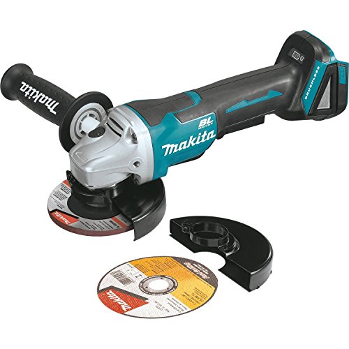 Makita XAG10Z 18V LXT Lithium-Ion Brushless Cordless 4-1/2" Paddle Switch Cut-Off/Angle Grinder with Electric Brake
