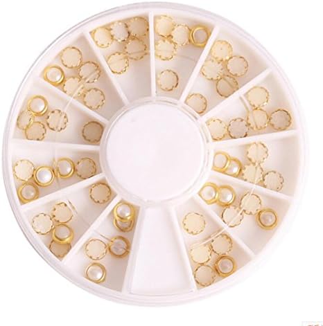 Nail Art,Putars Fashion 3D Acrylic Nail Art Tips Decoration Flat Back Glitter Rhinestones Pearls Beads Decoration(0)