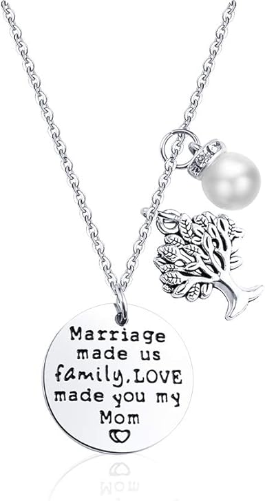 mother of the groom family tree necklace