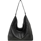2026 Woven Tote Bag for Women, Fashion Shoulder Hobo Bags, Leather Woven Beach Bag, Work Purses for Women