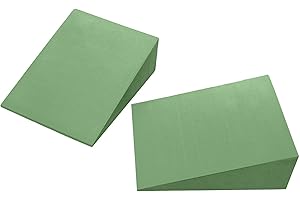 Squat Wedges,Professional Height Foam Wedge for Exercise | Foam Slant Board Calf Stretching Knee Pad, Back Support Incline Sl