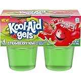 JELL-O Kool-Aid Strawberry Kiwi Gels Gelatin, 14 oz