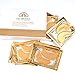 LA ARONET 24K Gold Eye Treatment Masks - (Pack of 20 Pairs) with Anti-Aging Wrinkle Reduction Collagen and Nutrients to Reduce Dark Circles, Bags, and Eye Puffiness, 5 EXTRA BONUS PAIRS included