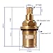 XCSOURCE 1 pair Replacement Brass Ceramic Stem Disc Cartridge Faucet Valve Quarter Turn G1/2