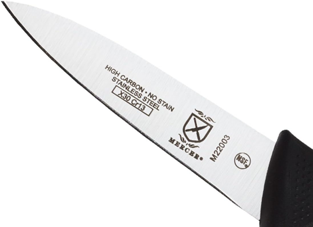 Mercer Culinary, Stainless Steel, Black, 3.5-Inch Paring Knife - Image 3