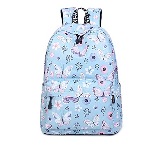 blue butterfly backpack