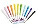 Light Blue Rock Candy Sugar Sticks - Cotton Candy Flavored - 12 Individually Wrapped Party Favors