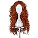 Xcoser Long Curly Princess Merida Cosplay Wig for Cosplay, Style a, Size Normal