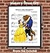 Beauty and Beast Sheet Music - Wall Art Print - Ready to Frame (8X10) Photo - Perfect Gift For Boys and Girls Rooms, Nursery, Disney World Fans - Disneyworld - Great For Home Decor