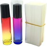 Shrink Wrap for Roller Bottles 10ml, 200 Piece PVC Wrap Film,Easy to Use, Make Products More Professional