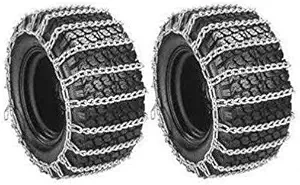 Welironly New Pair 2 Link TIRE Chains 20x10.00x10 for Garden Tractors Riders Snowblower,#id(theropshop; TRYK70271375578675