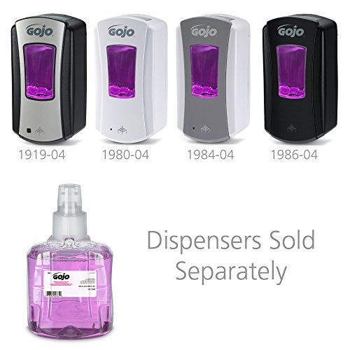 GOJO 1912-02 Antibacterial Foam Handwash, Plum Fragrance, 1200mL Refill, Purple (Pack of 2)