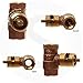 Hearth Products Controls HPC Fire 1/2-Inch Straight Gas Fire Pit Shut Off Valve Kit (MSCB), Polished Chrome Flange and Key