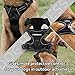 rabbitgoo Adjustable Dog Harness No Pull Reflective Vest with Handle High Visibility Reinforced Straps Easy Control Harness (Large, Black)