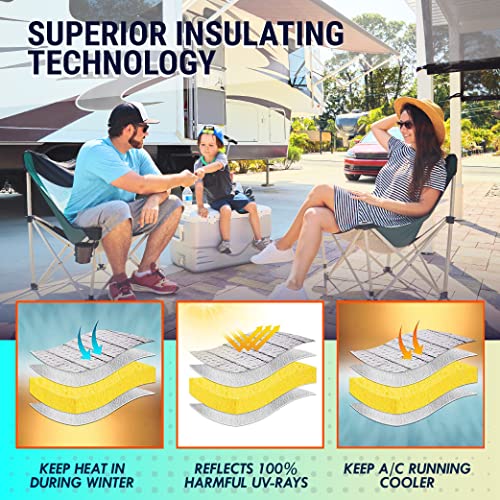 LATCH.IT Shower RV Skylight Insulator V2.1 Fits 14x22x2.75” RV