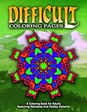 Image de DIFFICULT COLORING PAGES - Vol.4: coloring pages for girls (Volume 4)