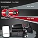 ECCPP Towing Mirrors Fit 02-08 For Dodge For Ram 1500 03-09 For Dodge For Ram 2500 3500 Pickup Truck Power Heated (2009-2015 for Dodge/Ram Black - Power Adjusted)