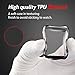 Smiling Case for Apple Watch Series 4 & Series 5 40mm with Built in TPU Clear Screen Protector - All Around Protective Case High Definition Clear Ultra-Thin Cover for iwatch 40mm Series 5/4 (Black)