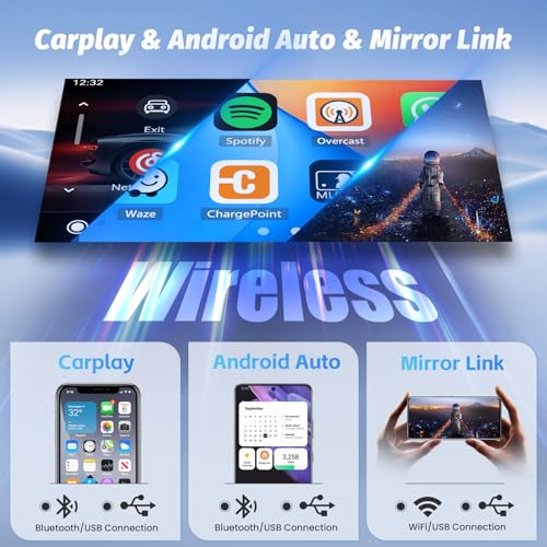 [2G+64G] Android 15 Car Radio for Opel Corsa Astra Meriva Vivaro Combo Antara Carplay Wireless Android Auto 7 Inch 2 Din Radio with GPS Navi Bluetooth WiFi RDS Hi-FI FM Backup Camera (Black)