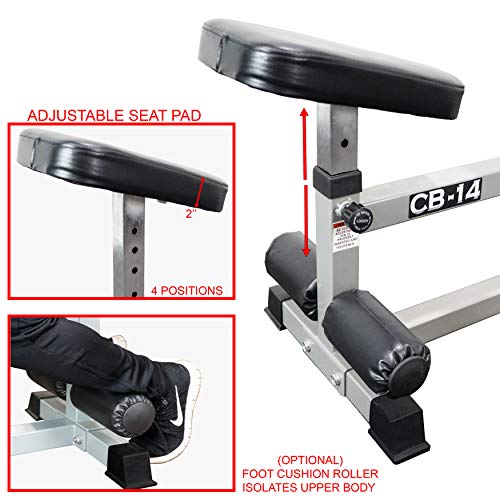 Valor Fitness CB-14 Seated Row Machine/Chest Pull Machine Back Exercise Equipment w/Independent Arms T Row Rotating Handles