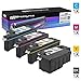 Speedy Inks Toner Cartridge Replacement for Xerox Phaser 6010 & WorkCentre 6015 (Black, Cyan, Magenta, Yellow, 4-Pack)