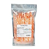 Nosh Pack Candy Stix Powder Straws - Orange 1 Lb. Bag