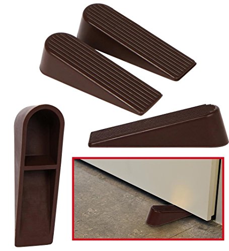 image for PKQP Door Stops Soft Silicone Door Stopper Non-Scratching Door Wedges 