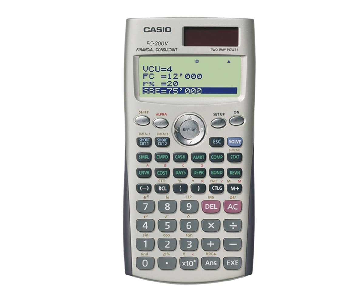 CASIO CALCULATRICE SCIENTIFIQUE FC 200V
