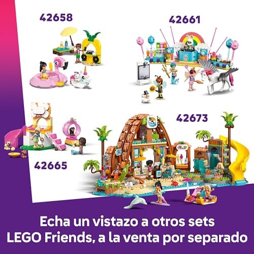 Friends Aventura en el Barco de Viaje - Barco de Juguete con Vela - 4 Mini Muñecos, 2 Figuras de Delfines y Accesorios Inc. Motos de Agua - Regalo de Cumpleaños para Niñas de 8+ Años 42664