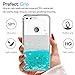 LeYi for Google Pixel Glitter Case (Not Fit Pixel XL) for Girls Women, Shiny Bling Sparkle Cute Moving Quicksand Liquid Clear TPU Bumper Protective Phone Case for Google Pixel 2016 Turquoise