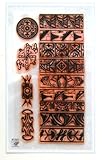 Native American Pattern Ornament Border Clear Stamps Set