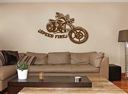 ik276 Wall Decal Sticker Decor speed motorcycle biker interior living bed