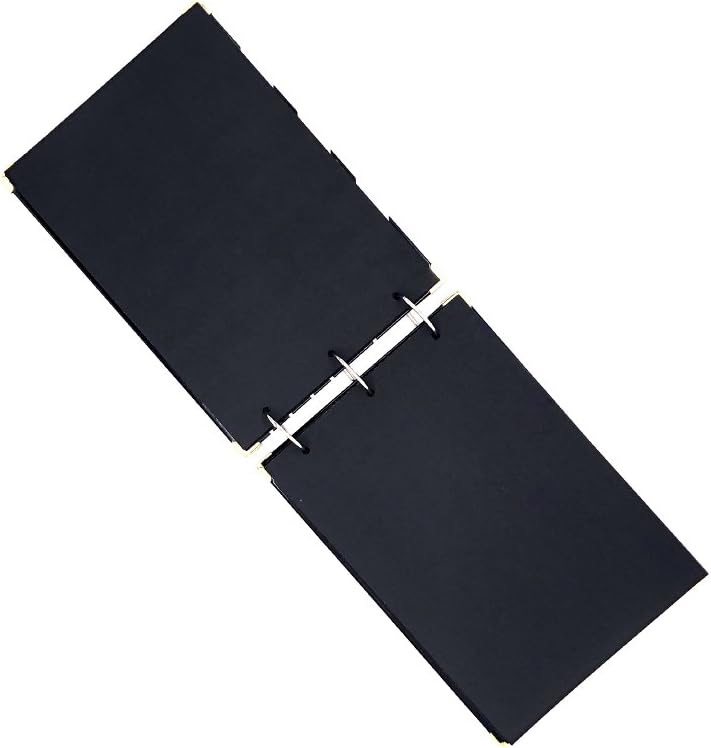 THXMADAM Scrapbook Black Paper 26.5x18.5CM 20 Sheets Extra Refill Page Black Paper for Scrapbook Photo Album 27x19CM (10.6'' x 7.48'') Version ’Director A','Dandelion','I Love You','Love You Forever' - Image 4