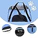 PPOGOO Pet Travel Carriers Soft Sided Portable Bags for Dogs and Cats Airline Approved Dog Carrier 20.9
