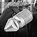 Sewer Jetter Nozzle Stainless Steel SS304 Drain Cleaning Nozzle Sewer Jetter Nozzle with 8 Backward Holes for Pressure Washer 3/8'' BSP Male Thread