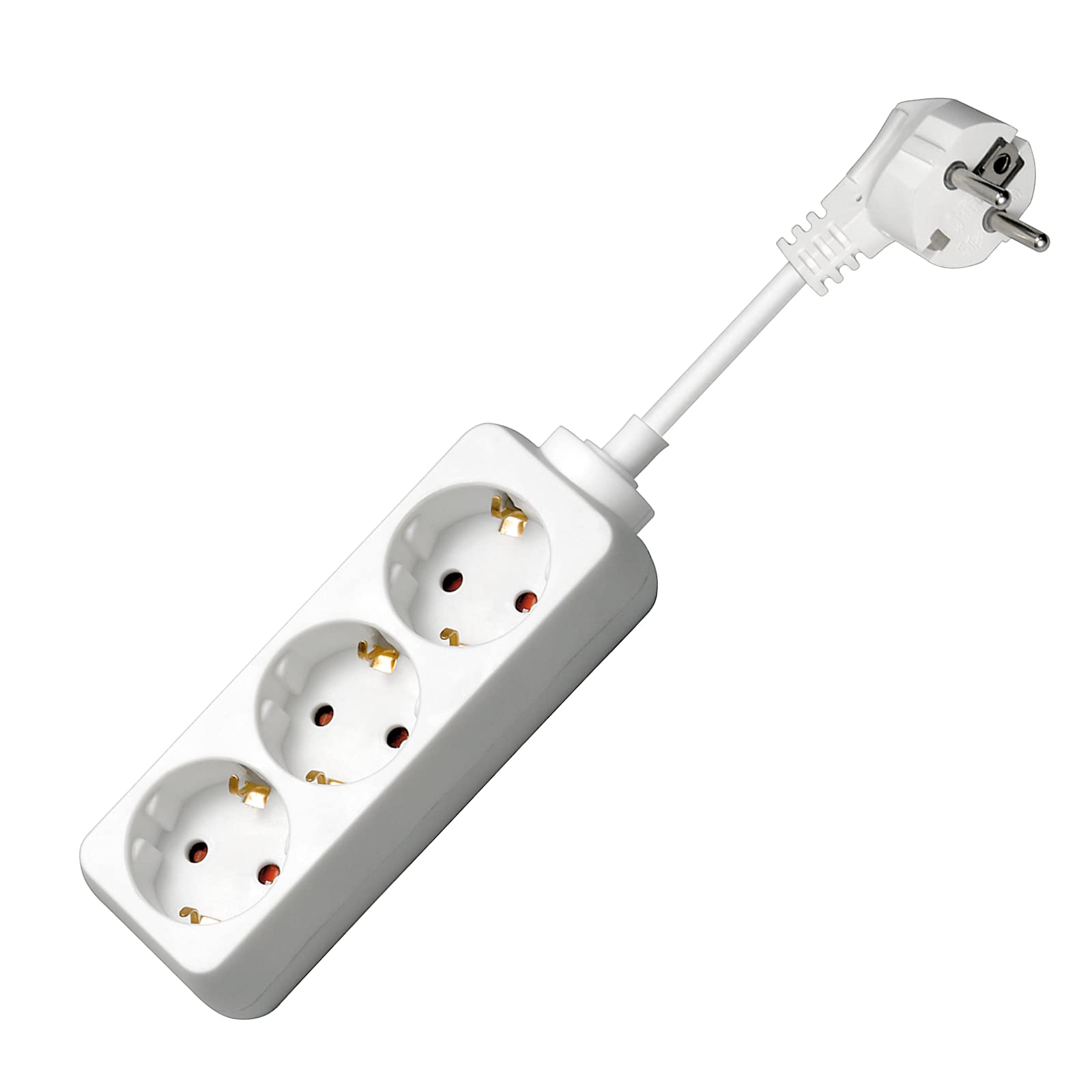 Goobay 51075 AC Power Strip, White, 3 m Cable Length