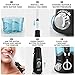 Dental Water Flosser Teeth Cleaner - Ovonni Electric Oral Irrigator with 7 Interchangeable Jet Tips and 10 Pressure Settings for Teeth, Braces, High Capacity 600ML Water Tank for Whole Family Black