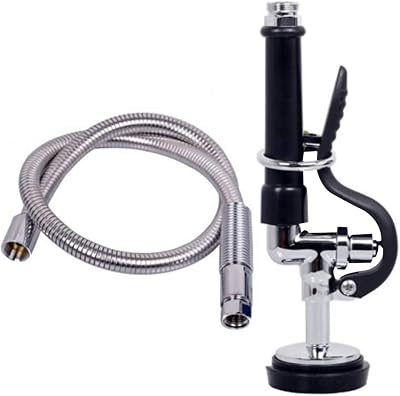 KOET Pre-Rinse Spray Head Pull Down Faucet High Pressure Stainless Steel 1/2"