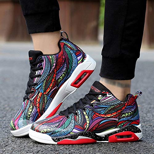 51avFIFpM0L Zapatillas para Hombre - Zapatos Deportes Baloncesto Senderismo Running Andar Zapatos Amortiguadores de Colchón de Aire… Zapatillas para Hombre - Zapatos Deportes Baloncesto Senderismo Running Andar Zapatos Amortiguadores de Colchón de Aire… - Imagen 4