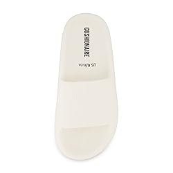 CUSHIONAIRE Women's Feather cloud recovery slide